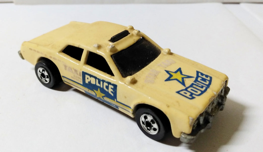 Hot Wheels Color Racers Sheriff Patrol / Taxi Color Changer 1989 - TulipStuff