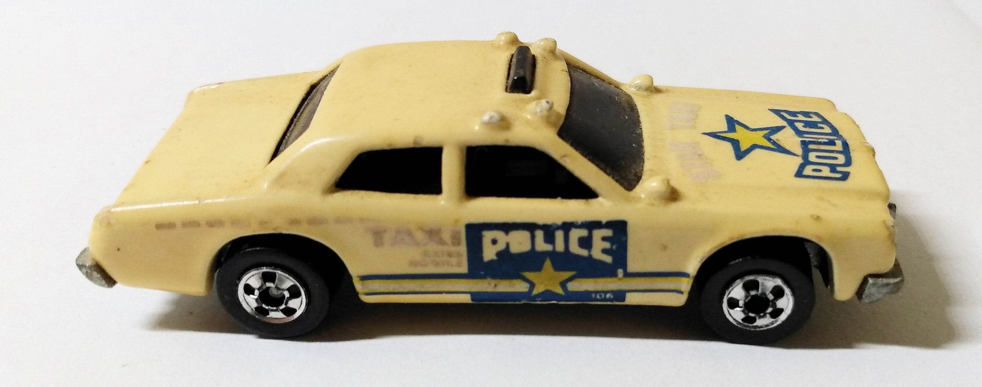 Hot Wheels Color Racers Sheriff Patrol / Taxi Color Changer 1989 - TulipStuff