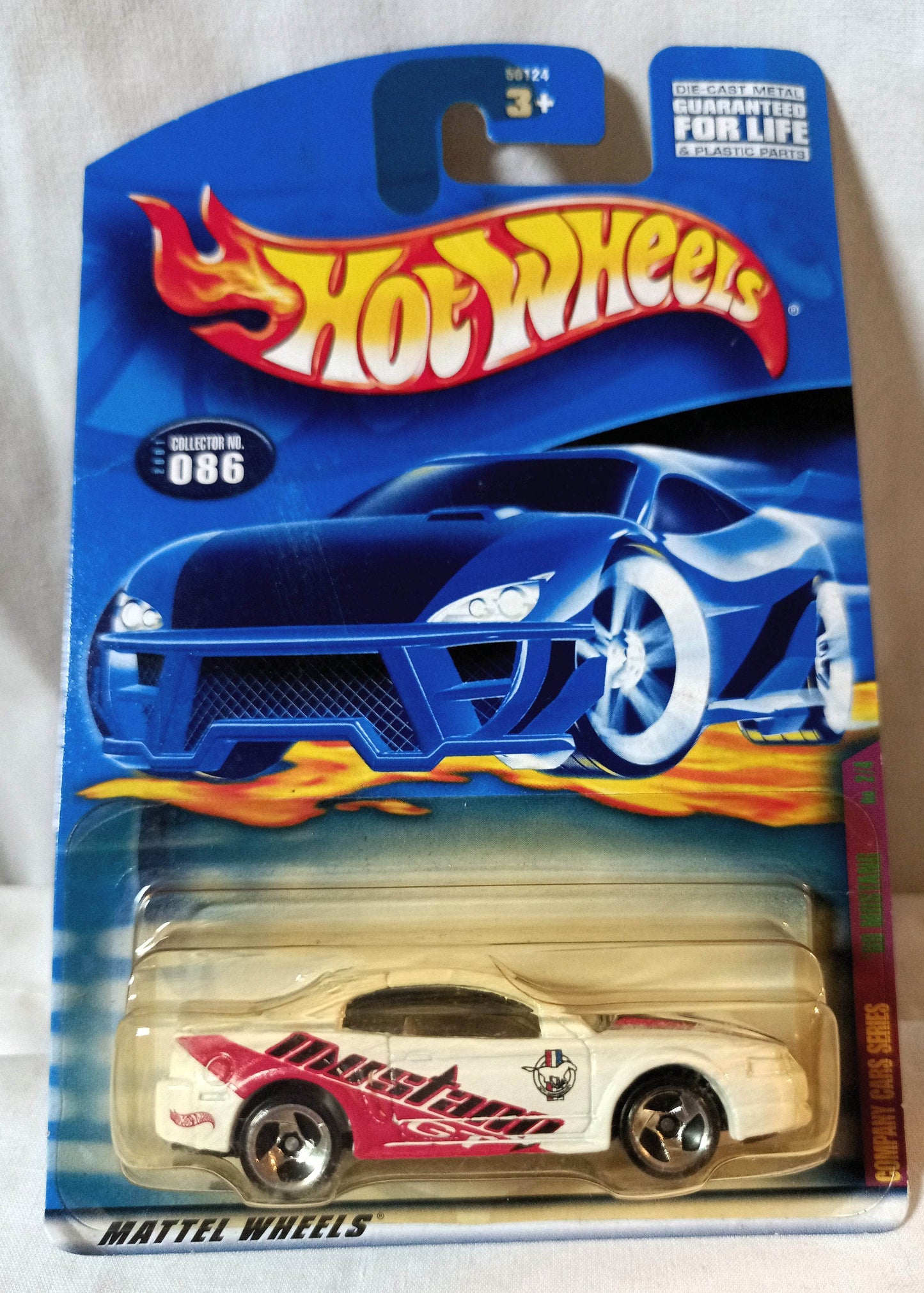 Hot Wheels 2001 Collector #086 Company Cars '99 Mustang GT Ford - TulipStuff