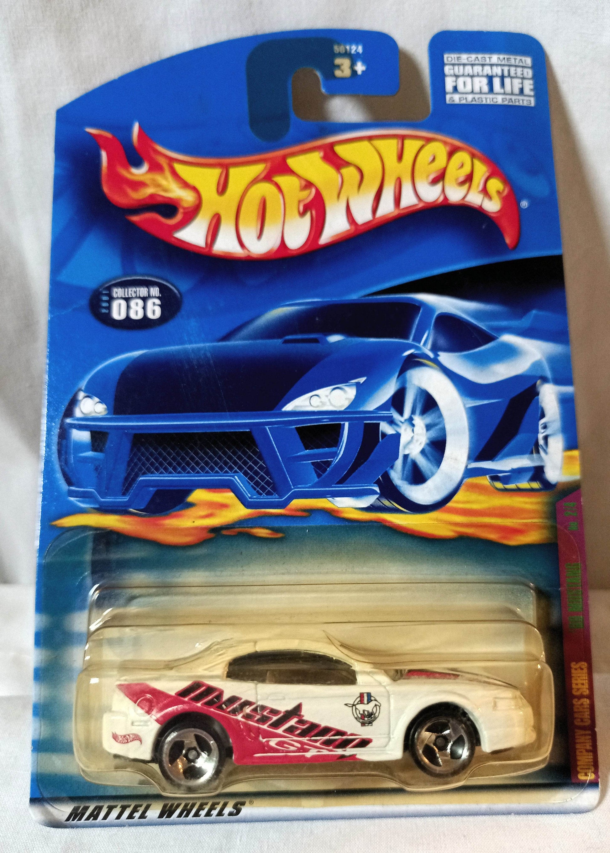Hot Wheels 2001 Collector #086 Company Cars '99 Mustang GT Ford - TulipStuff