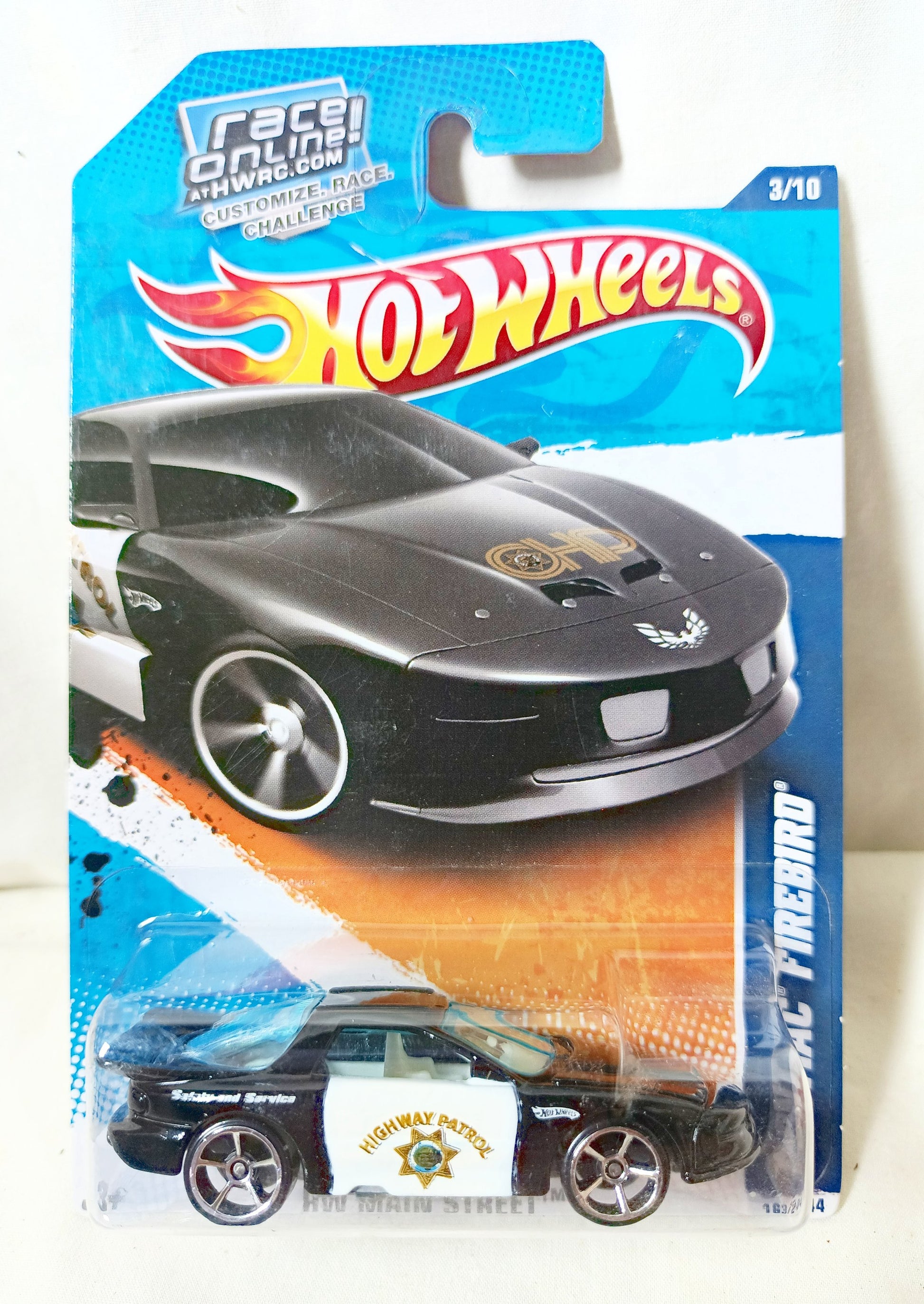 Hot Wheels HW Main Street Pontiac IROC Firebird Police CHP 2011 - TulipStuff