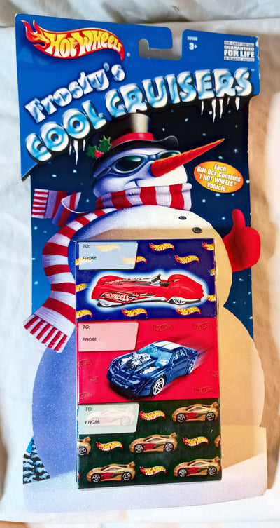 Hot Wheels Frosty's Cool Cruisers Holiday 3 Cars Gift Box Set 2002 - TulipStuff