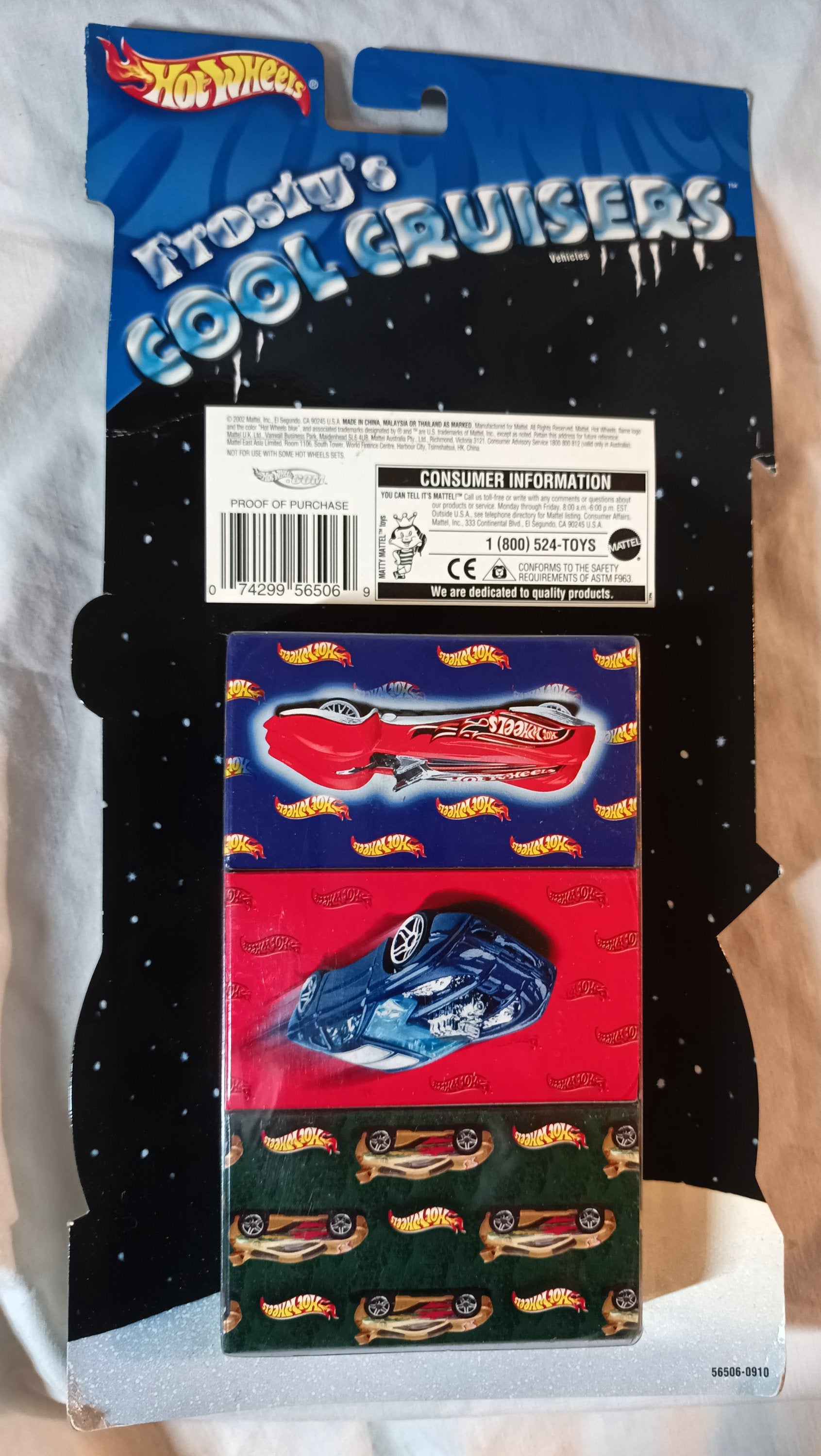 Hot Wheels Frosty's Cool Cruisers Holiday 3 Cars Gift Box Set 2002 - TulipStuff
