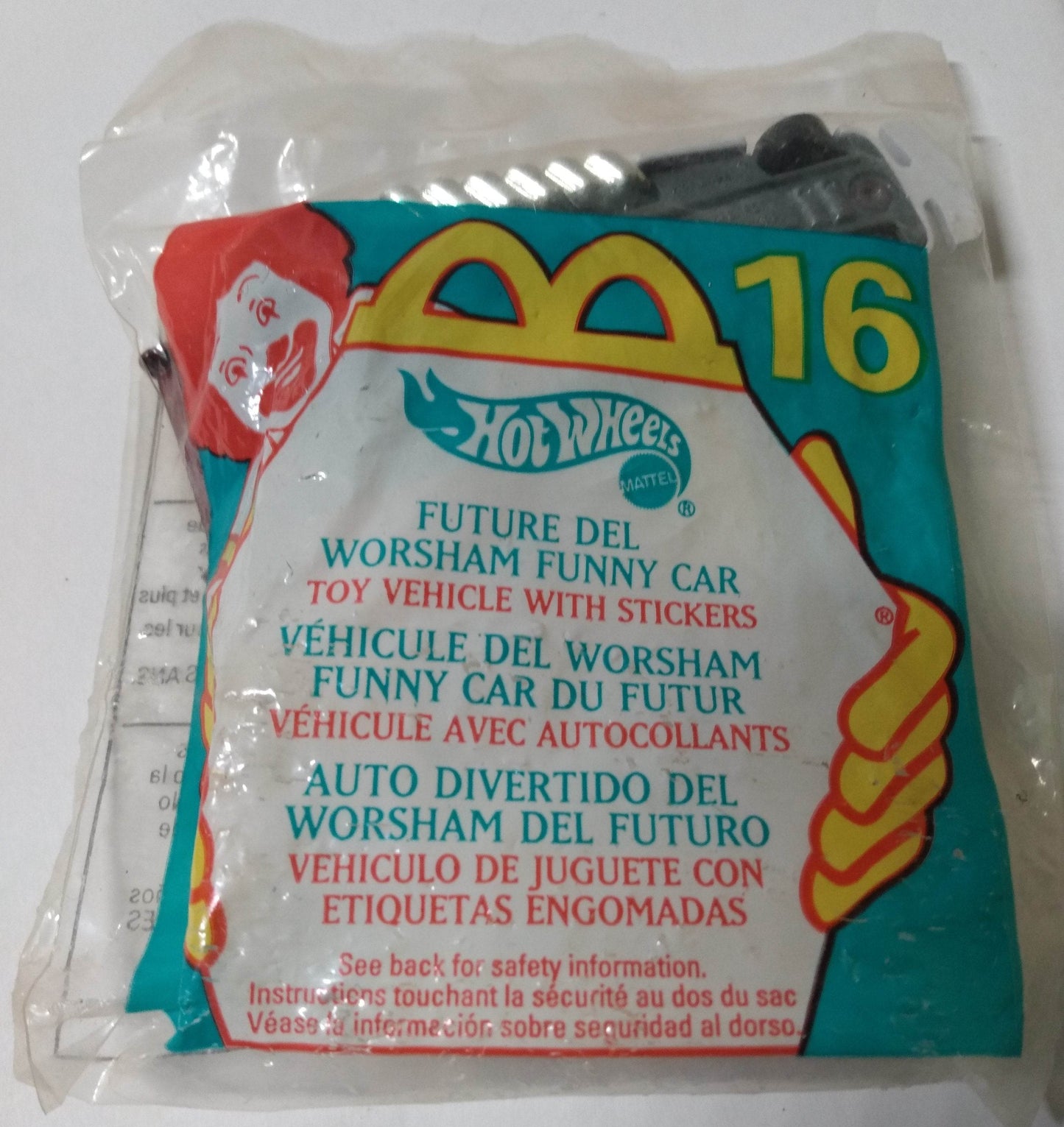 Hot Wheels McDonalds Promo Future Del Worsham Funny Car 2000 - TulipStuff