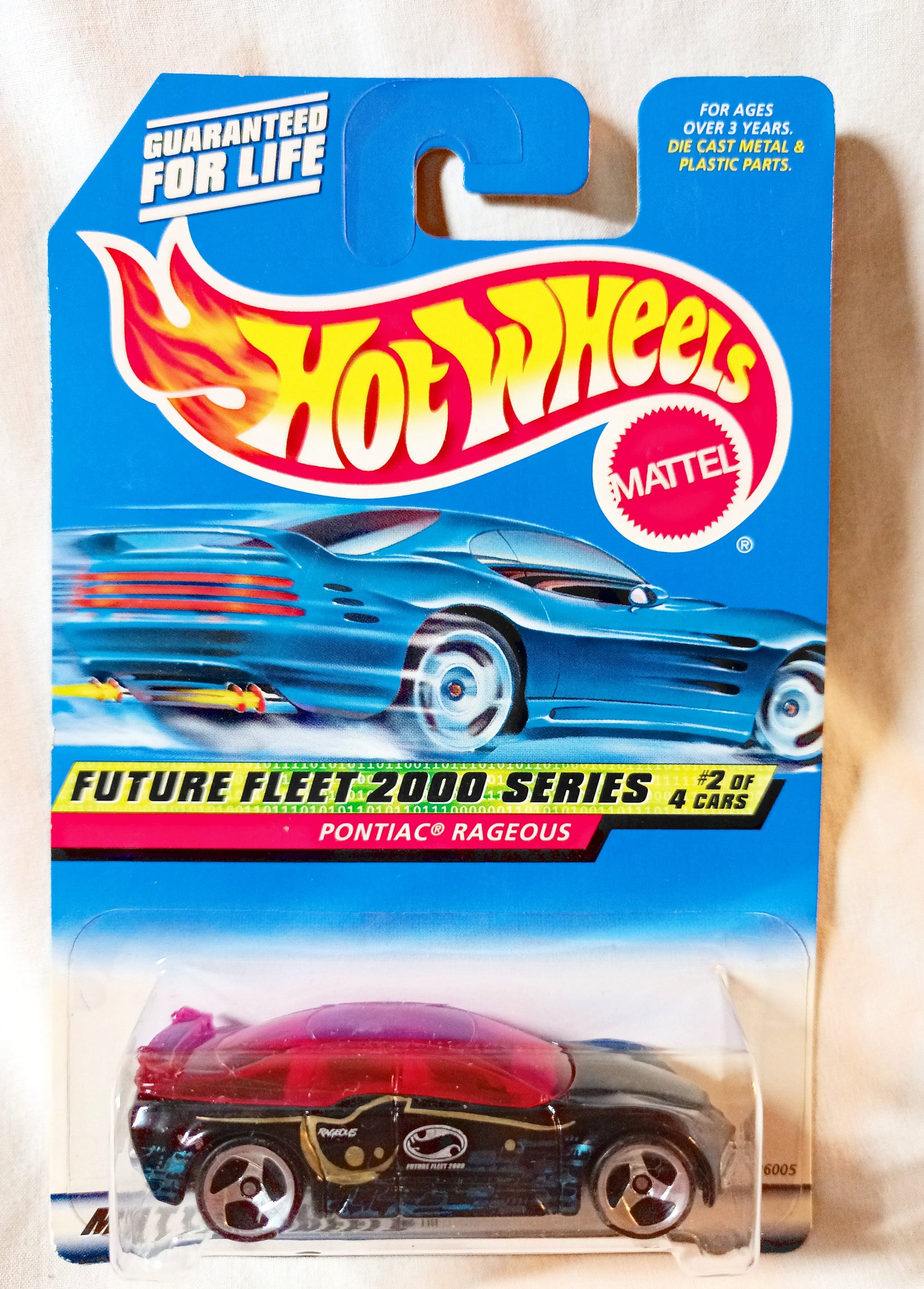 Hot Wheels Future Fleet 2000 #002 Pontiac Rageous Concept Car Malaysia - TulipStuff