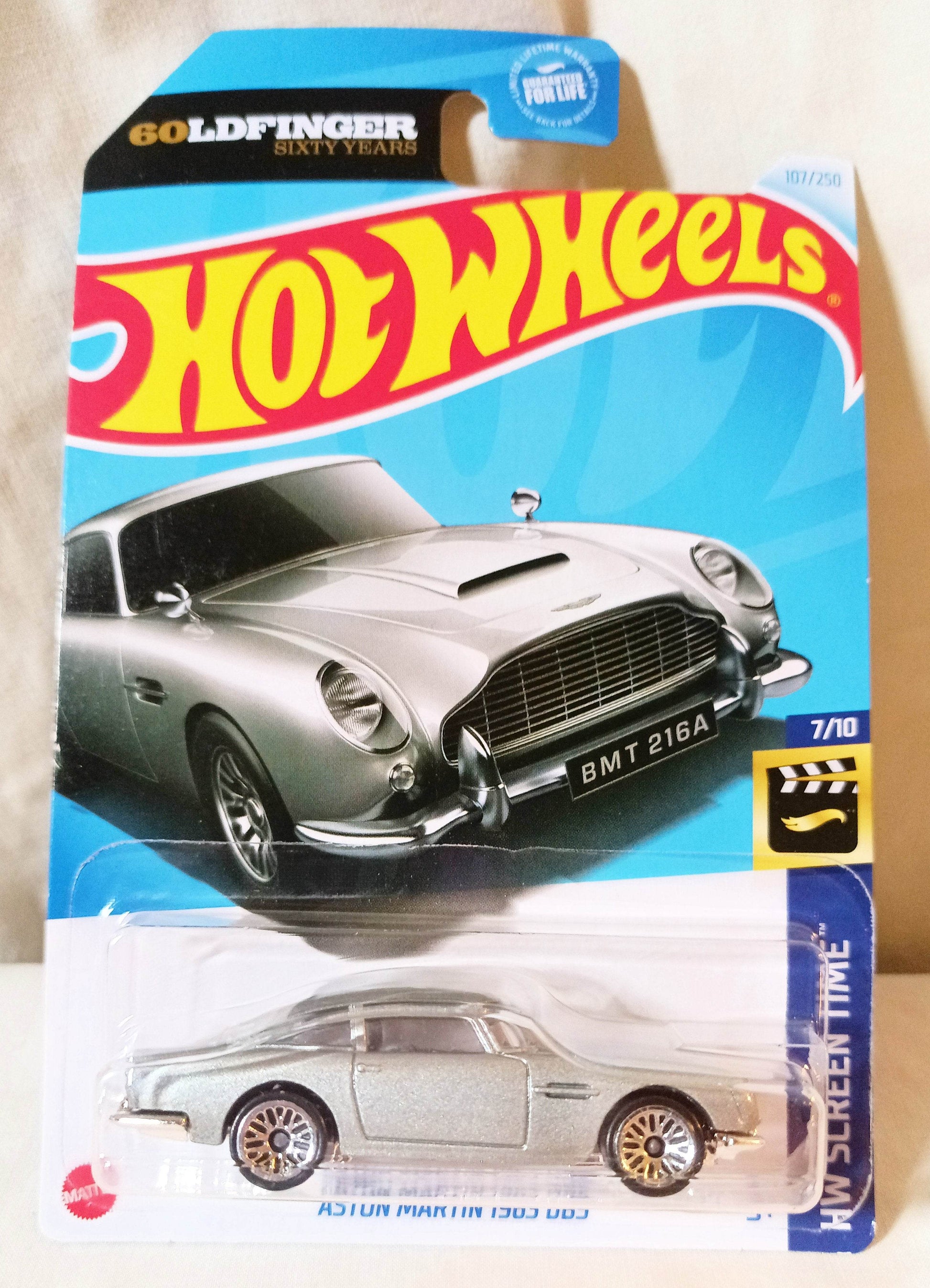 Hot Wheels 2024 Aston Martin 1963 DB5 Goldfinger HW Screen Time - TulipStuff