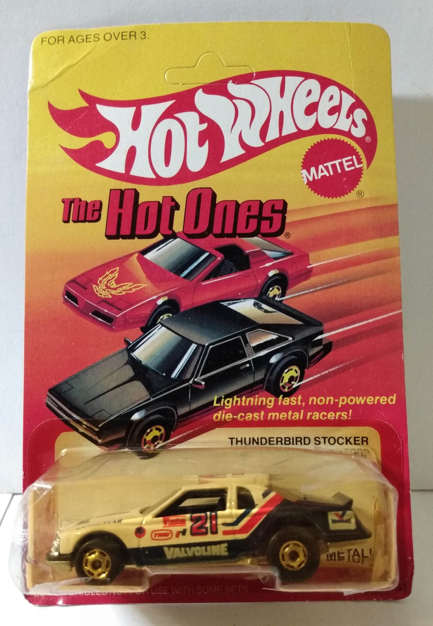 Hot Wheels 5900 Hot Ones Thunderbird Stocker Valvoline Malaysia 1983 - TulipStuff