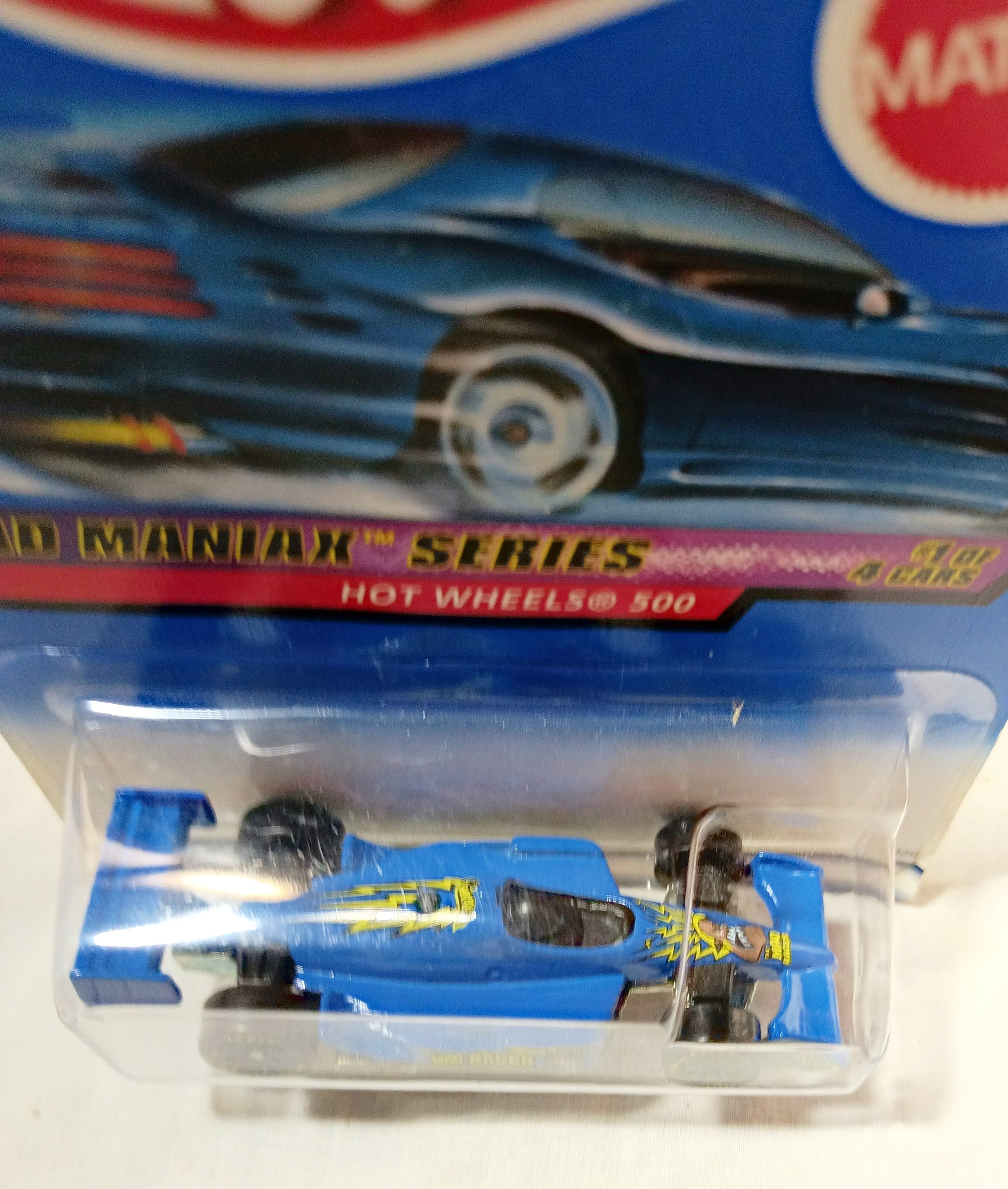 Hot Wheels Mad Maniax Hot Wheels 500 Indy Racer 2000 #017- TulipStuff