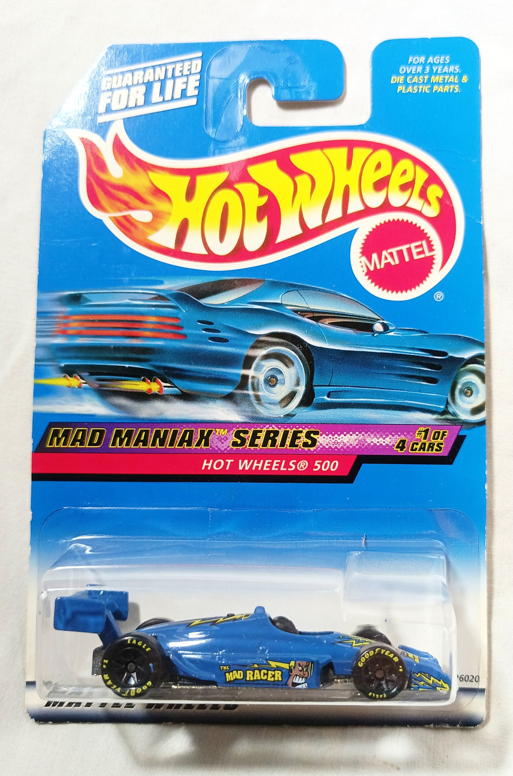 Hot Wheels Mad Maniax Hot Wheels 500 Indy Racer 2000 #017- TulipStuff