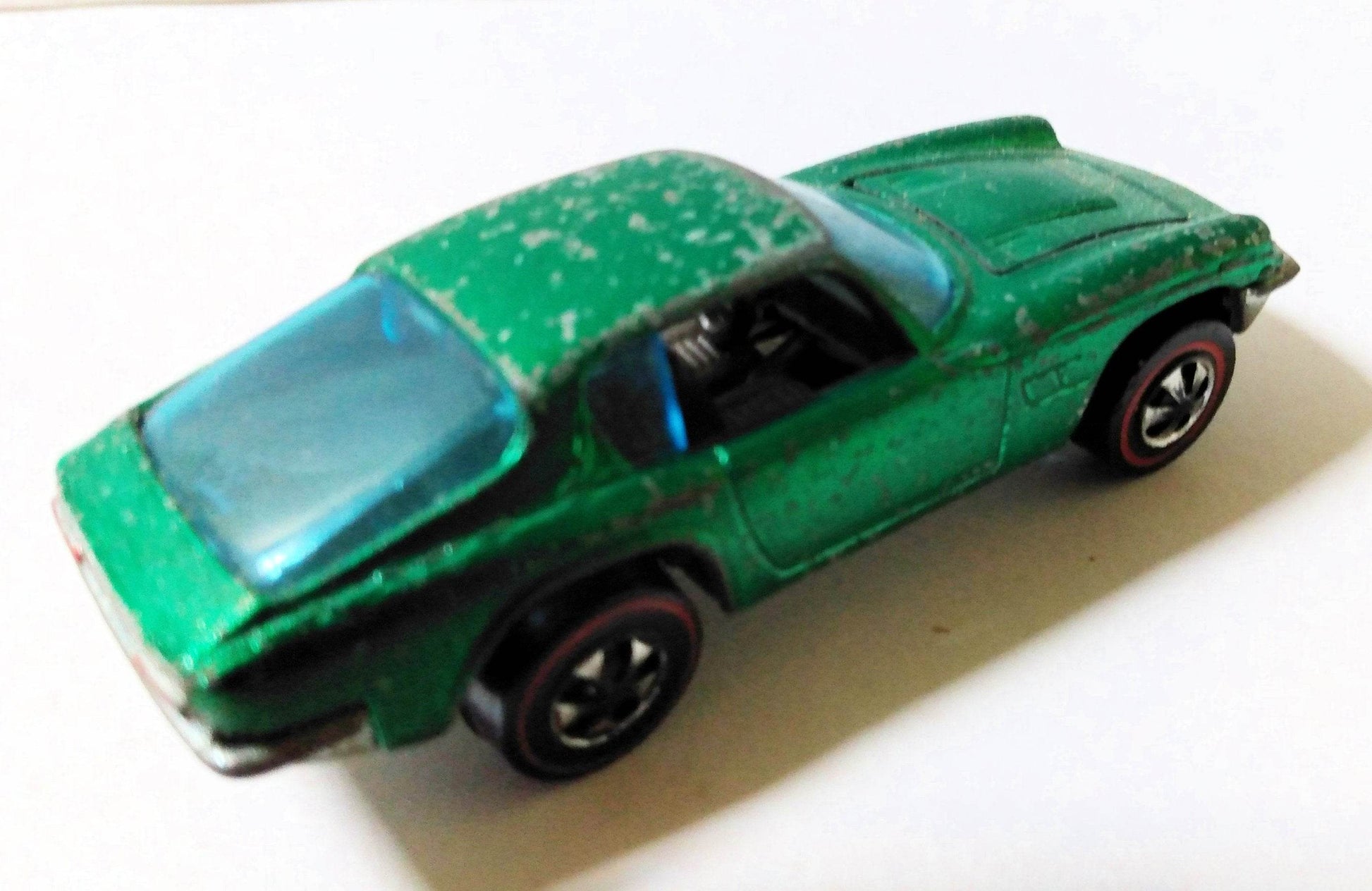 Hot Wheels Redline 6277 Maserati Mistral Hong Kong 1969 Green - TulipStuff