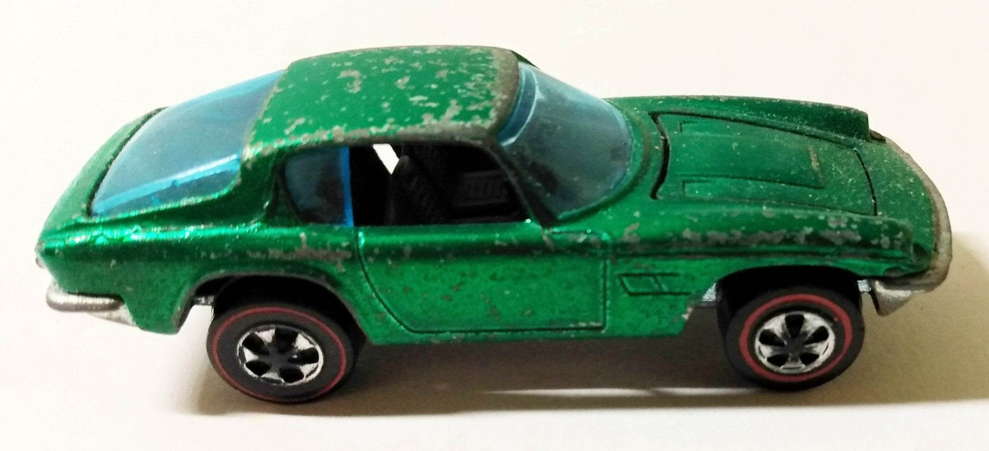 Hot Wheels Redline 6277 Maserati Mistral Hong Kong 1969 Green - TulipStuff