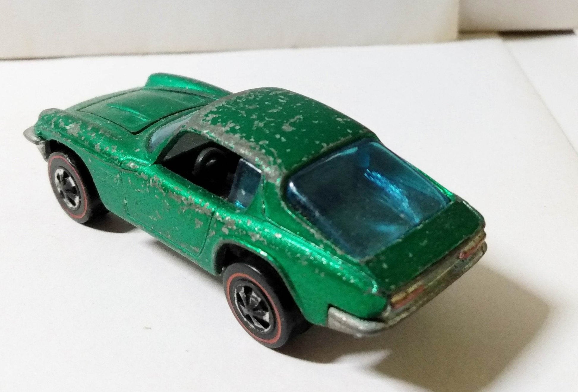 Hot Wheels Redline 6277 Maserati Mistral Hong Kong 1969 Green - TulipStuff