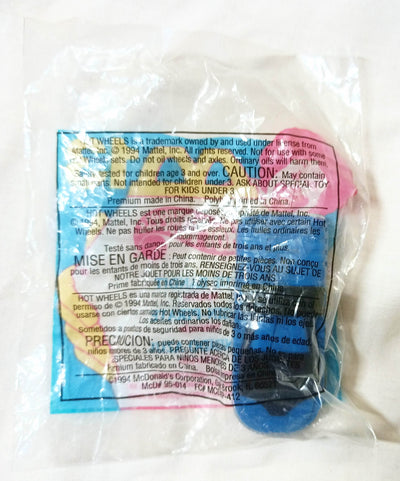 Hot Wheels McDonald's Happy Meals Promo Blue Bandit Vehicle 1995 - TulipStuff