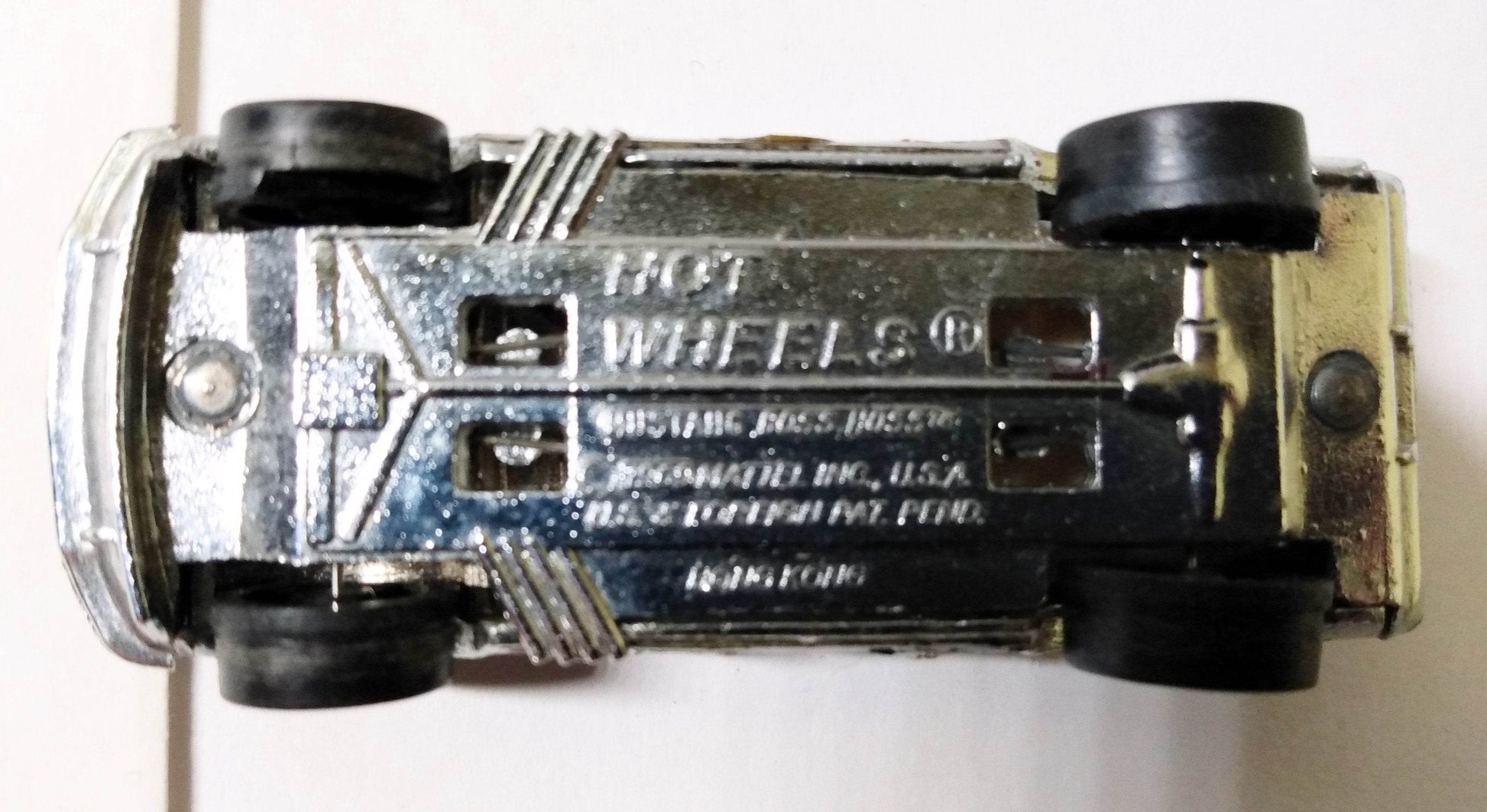 Hot Wheels Redline Club Car Ford Mustang Boss Hoss 302 #4 Chrome 1970 - TulipStuff