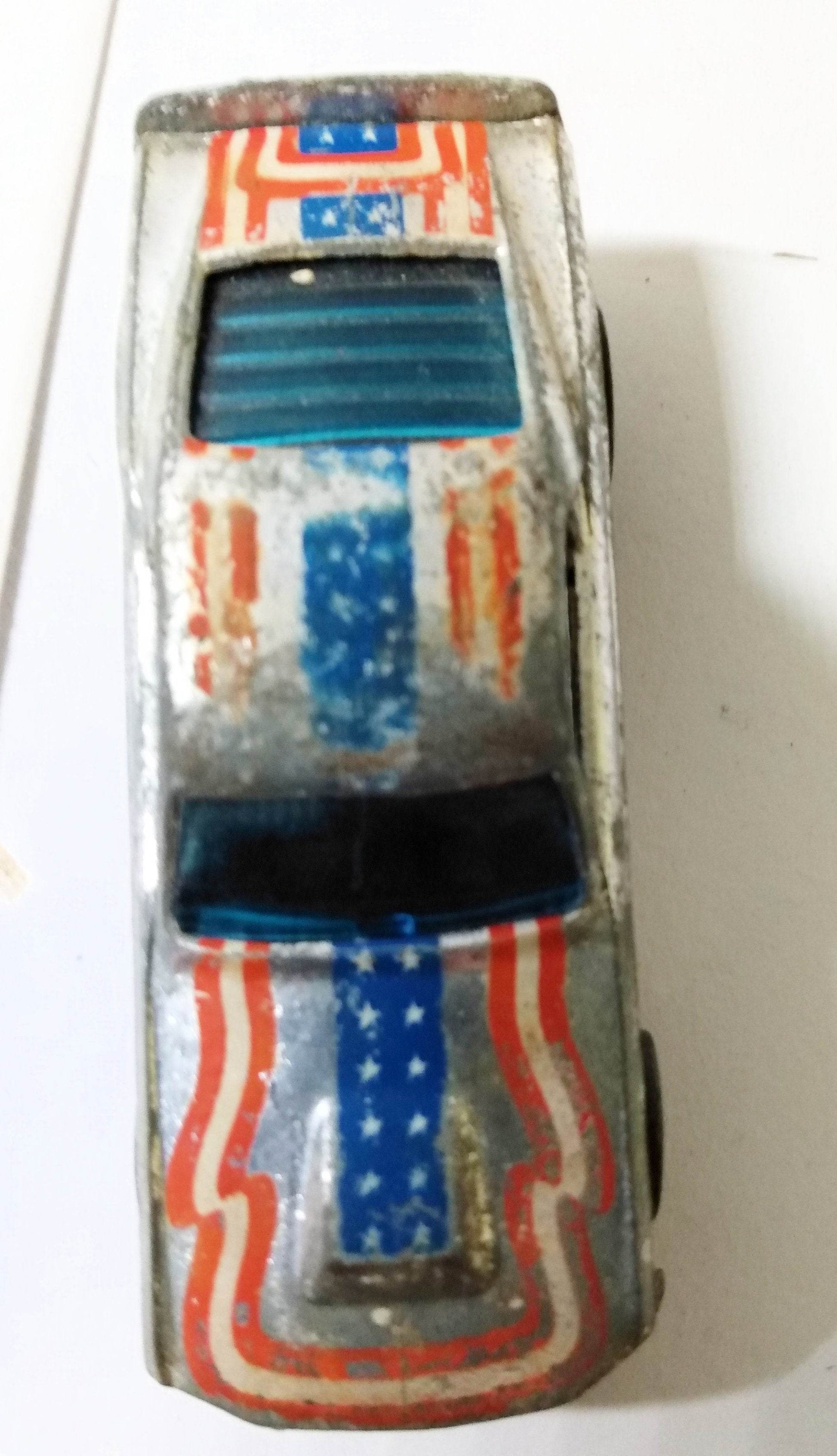 Hot Wheels Super Chrome Ford Mustang Stocker Stars & Stripes 1977 - TulipStuff