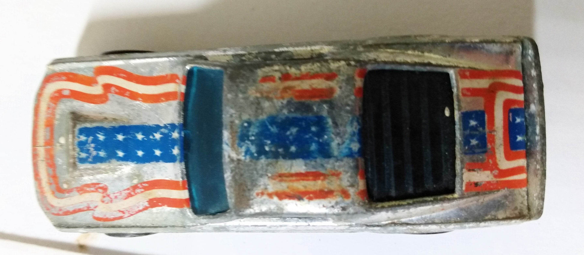 Hot Wheels Super Chrome Ford Mustang Stocker Stars & Stripes 1977 - TulipStuff