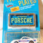 Hot Wheels Park ’n Plates Porsche 959 Blue Interior Clear Windows UH 1989 - TulipStuff
