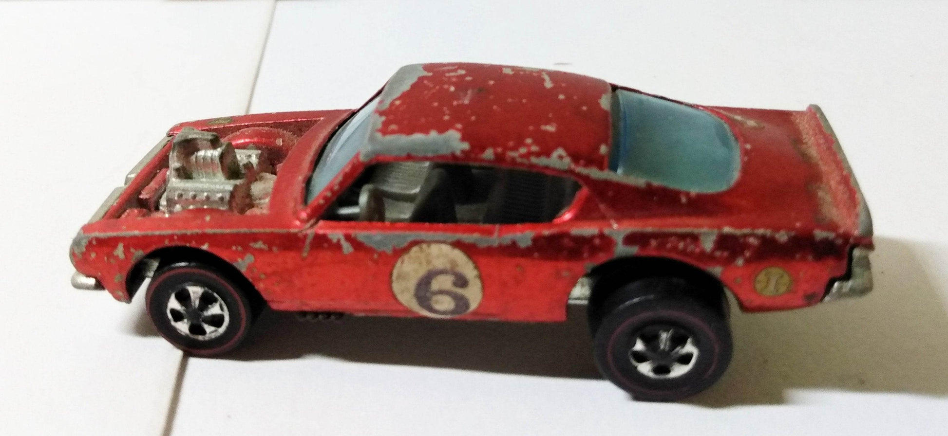 Hot Wheels Redline 6411 King Kuda Plymouth Barracuda Hong Kong 1970 - TulipStuff