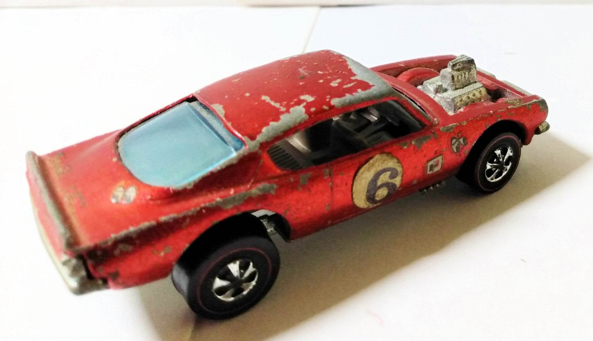 Hot Wheels Redline 6411 King Kuda Plymouth Barracuda Hong Kong 1970 - TulipStuff