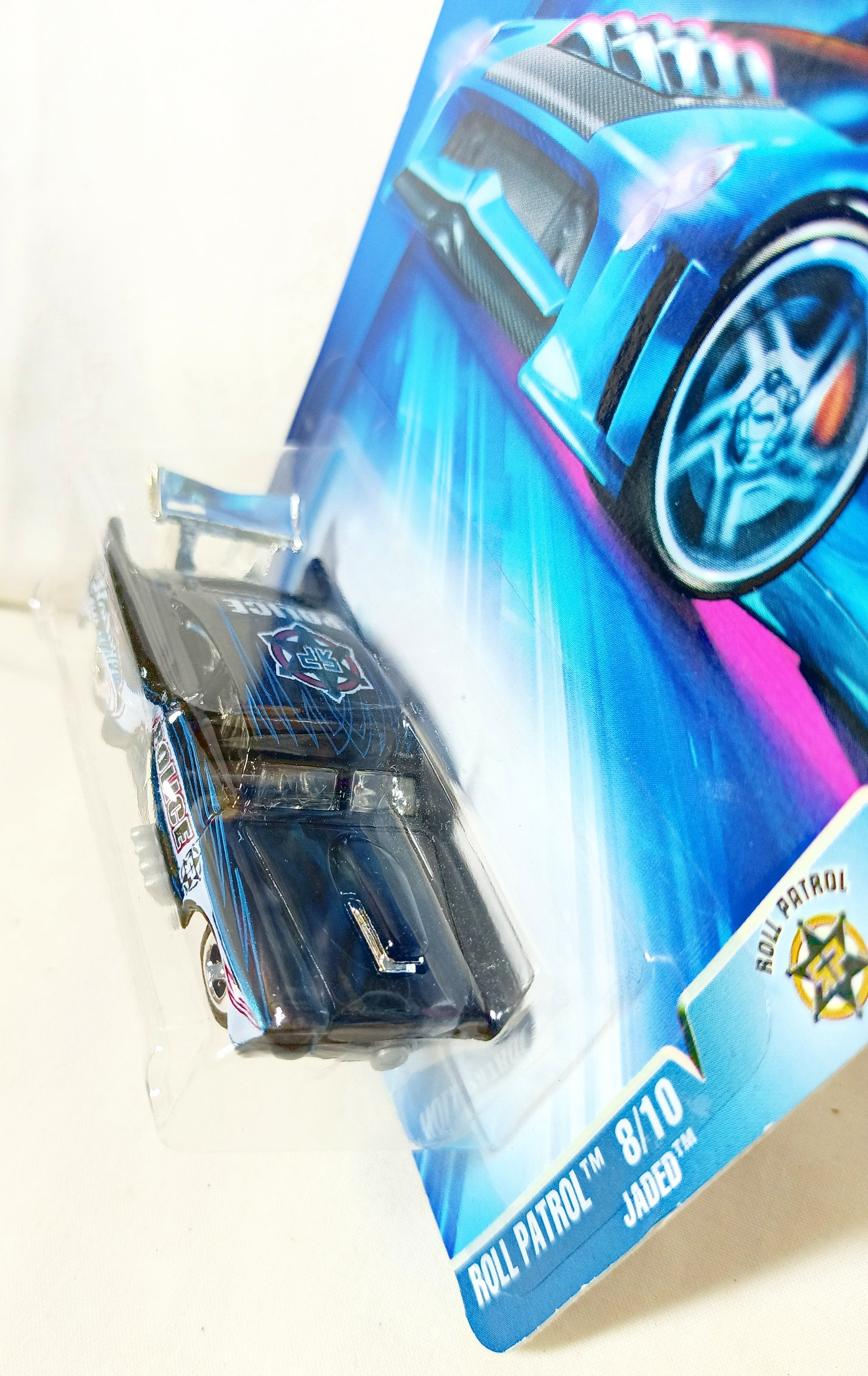 Planet Hot Wheels Roll Patrol Jaded Drag Car Police Cruiser 2003 - TulipStuff