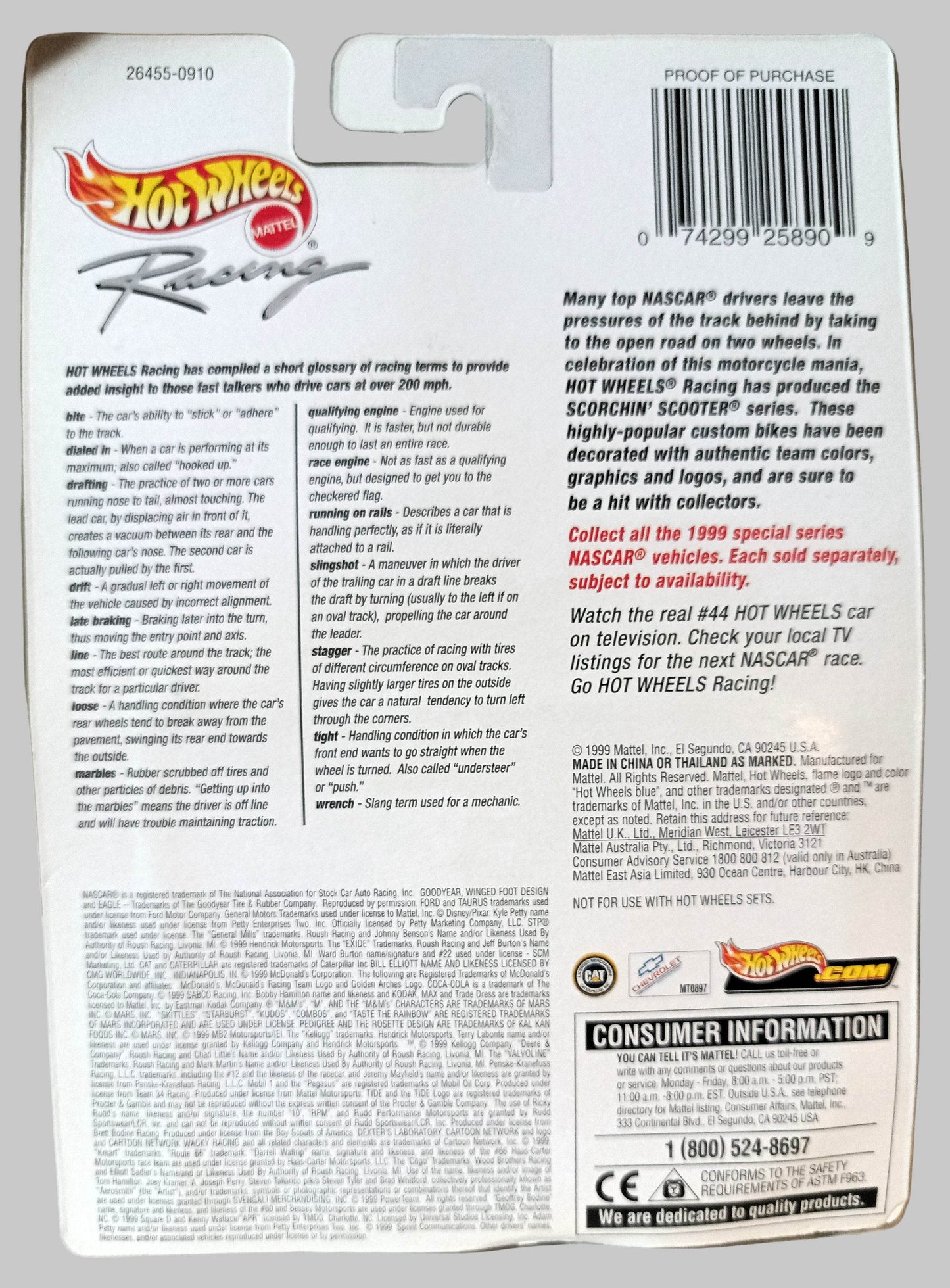 Hot Wheels Racing Deluxe Scorchin Scooter Series Kmart Route 66 1999 - TulipStuff