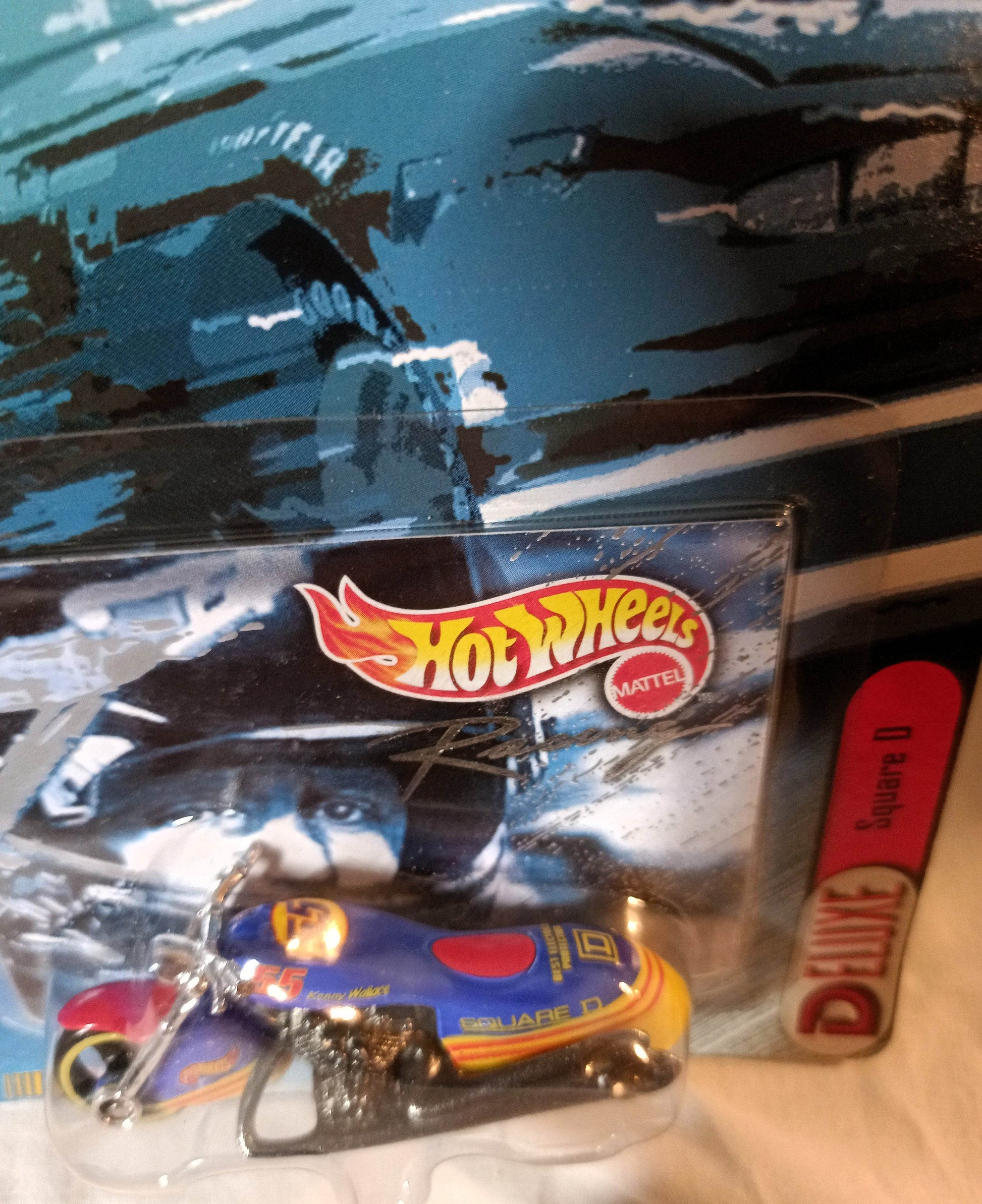 Hot Wheels Racing Deluxe Scorchin Scooter Kenny Wallace Square D 1999 - TulipStuff