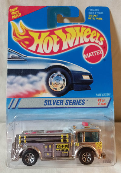 Hot Wheels Silver Series Collector #322 Fire Eater Fire Truck 1994 - TulipStuff
