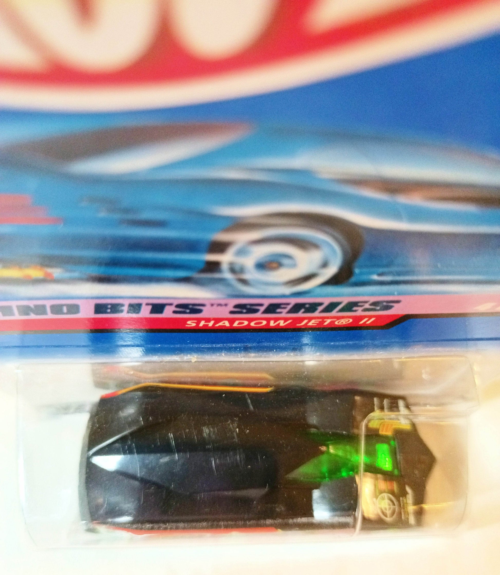 Hot Wheels Techno Bits Series Shadow Jet II Collector #689 1997 - TulipStuff