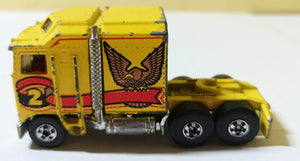 Hot Wheels 3924 Thunder Roller Semi tractor Truck Hong Kong 1983 - TulipStuff