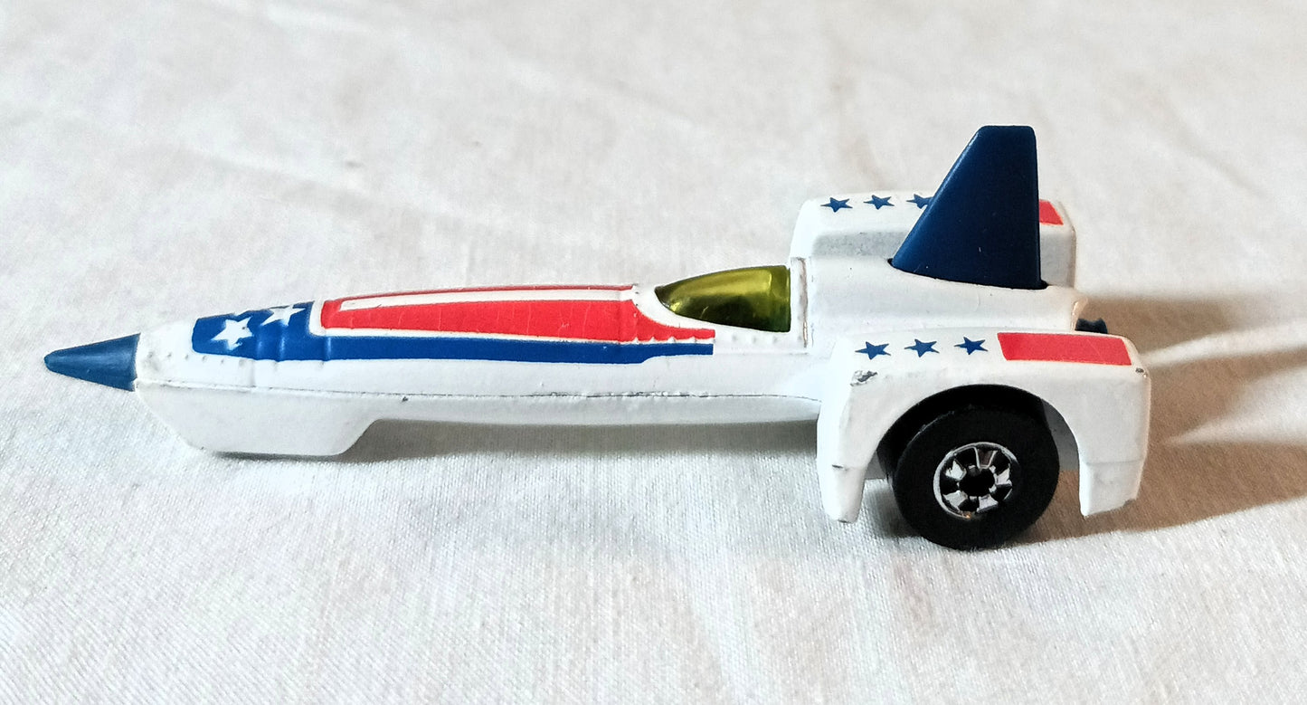 Hot Wheels 1130 Evel Knievel Tricar X8 Rocket Car Hong Kong 1980 - TulipStuff