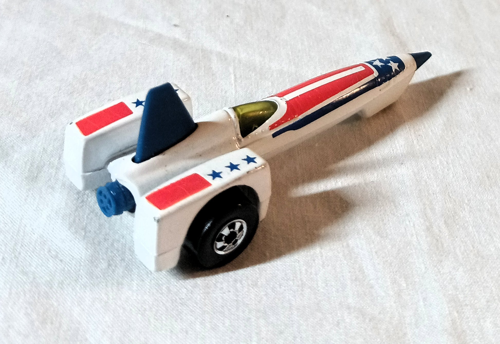 Hot Wheels 1130 Evel Knievel Tricar X8 Rocket Car Hong Kong 1980 - TulipStuff