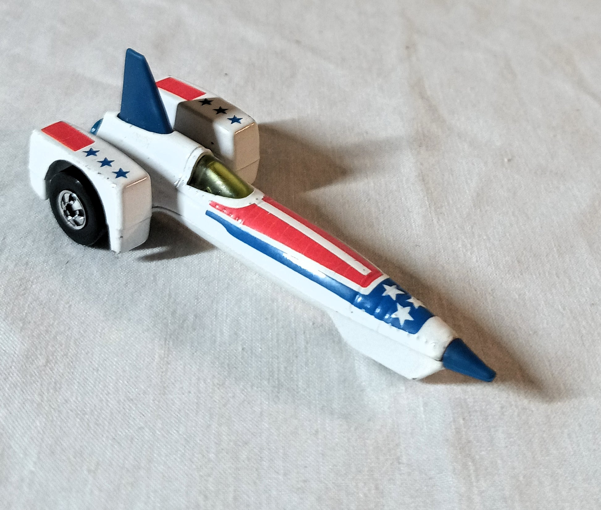 Hot Wheels 1130 Evel Knievel Tricar X8 Rocket Car Hong Kong 1980 - TulipStuff
