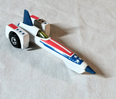 Hot Wheels 1130 Evel Knievel Tricar X8 Rocket Car Hong Kong 1980 - TulipStuff