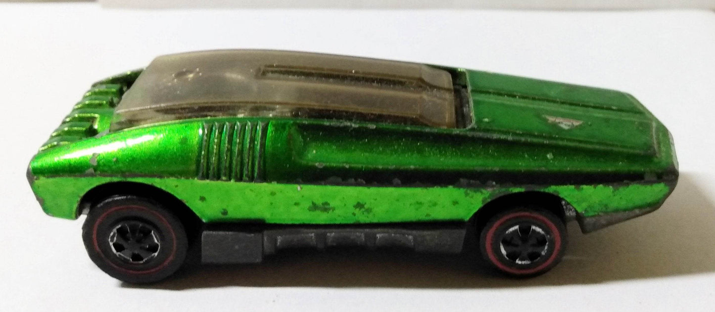 Hot Wheels Redline 6457 Whip Creamer USA 1970 Green - TulipStuff