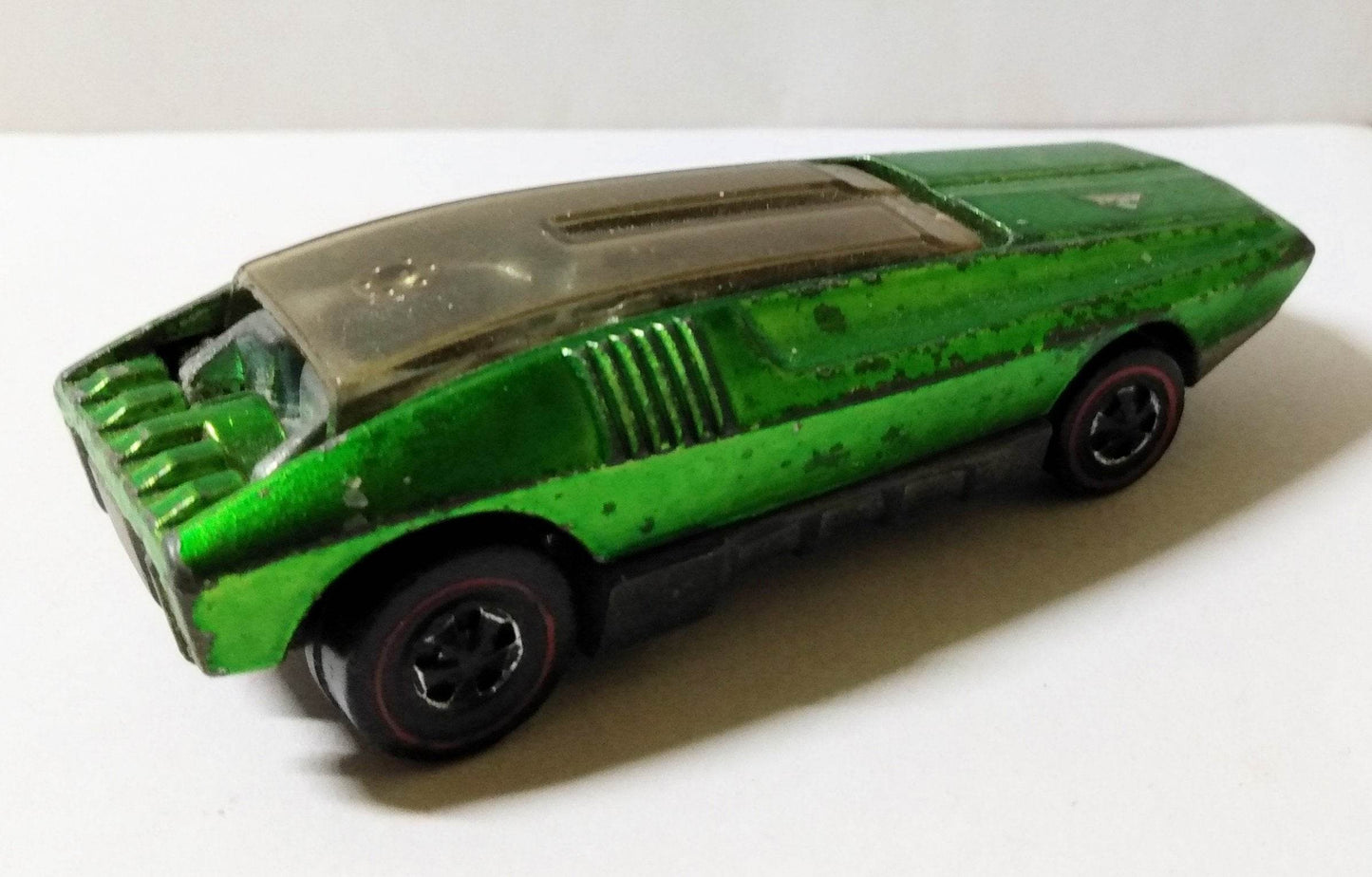 Hot Wheels Redline 6457 Whip Creamer USA 1970 Green - TulipStuff