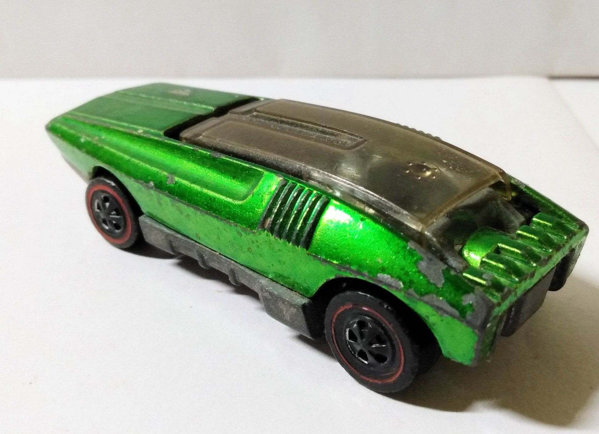 Hot Wheels Redline 6457 Whip Creamer USA 1970 Green - TulipStuff