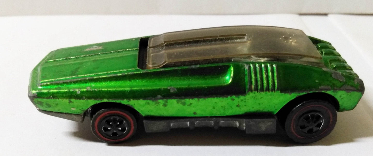 Hot Wheels Redline 6457 Whip Creamer USA 1970 Green - TulipStuff