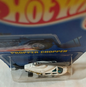 Hot Wheels Collector #185 Propper Chopper Police Helicopter 1992 - TulipStuff