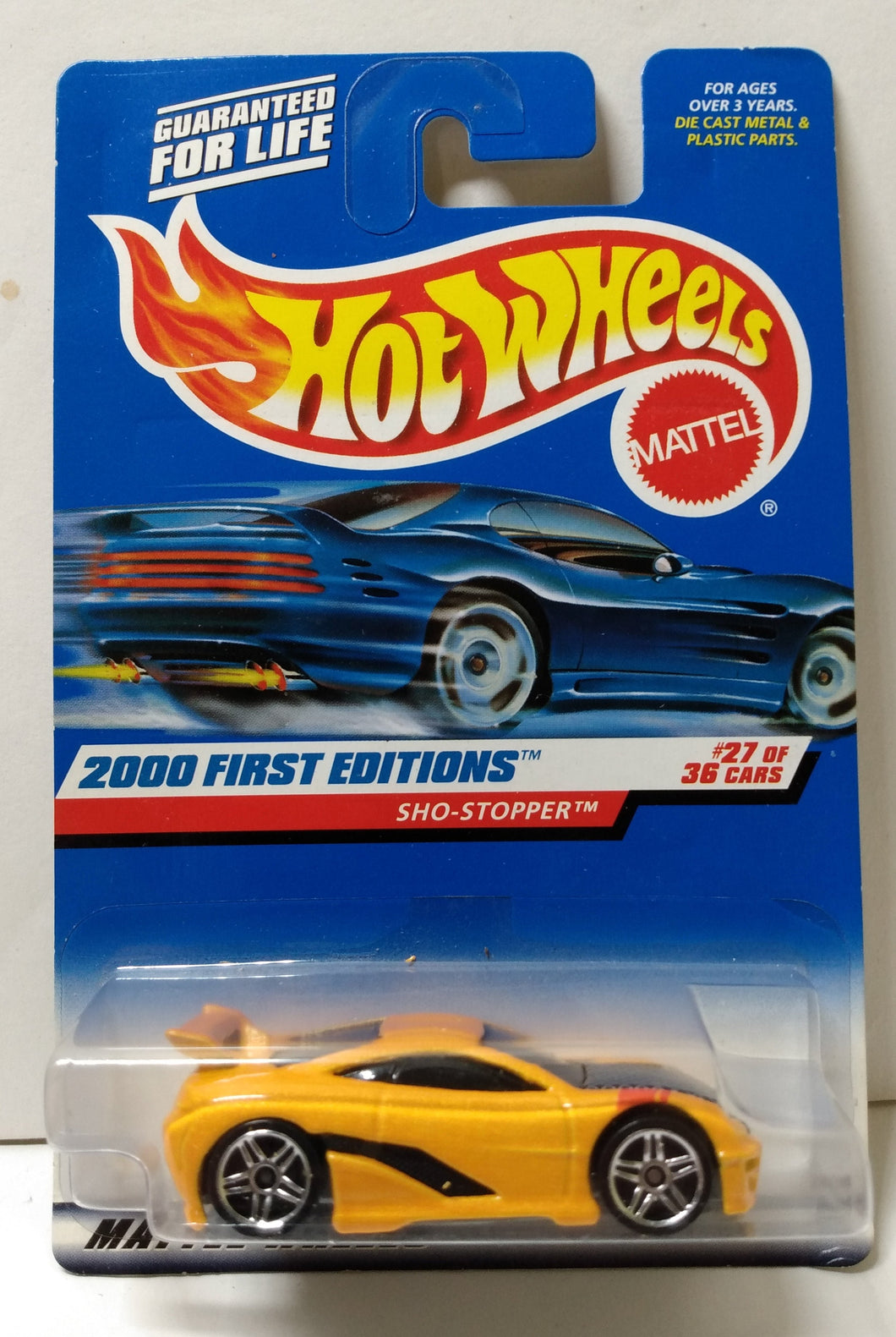 Hot Wheels 2000 First Editions Sho-stopper Concept Car #087 pr5 - TulipStuff