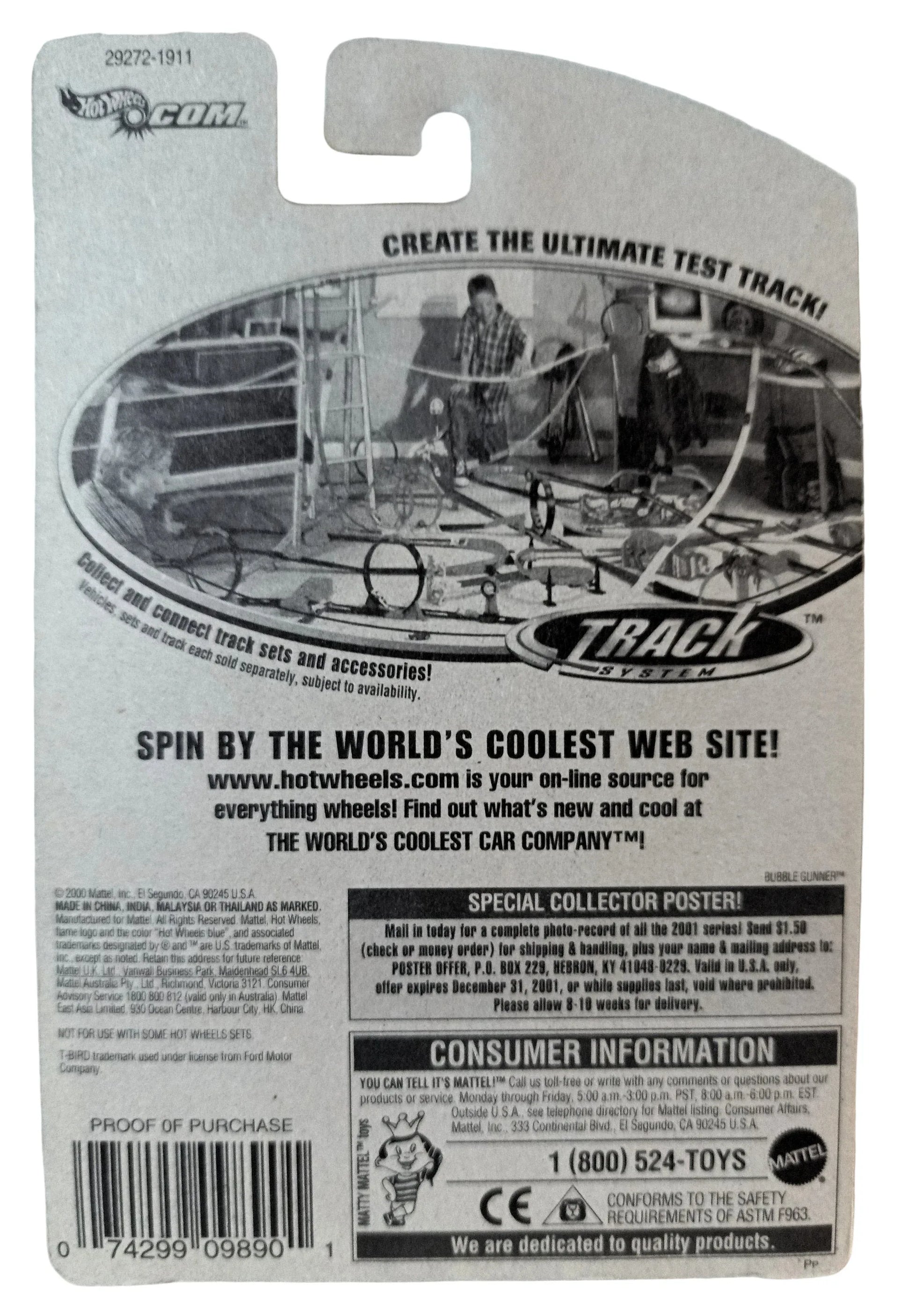 Hot Wheels 2000 Collector #217 '57 T-Bird Ford Thunderbird - TulipStuff