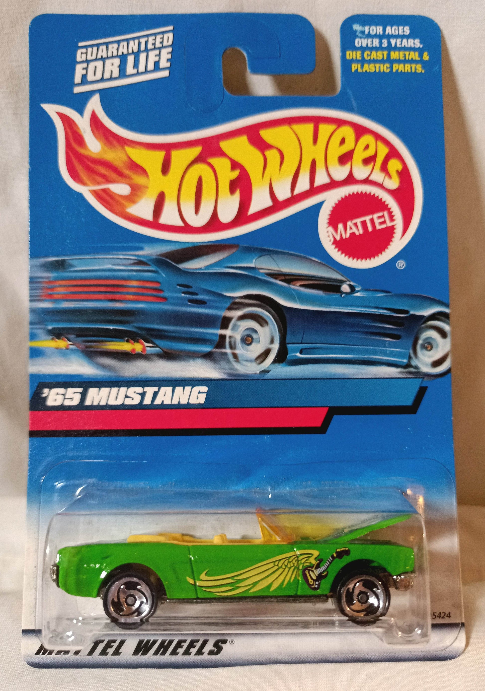Hot Wheels Collector 2000 #201 '65 Mustang Convertible Ford Muscle Car - TulipStuff