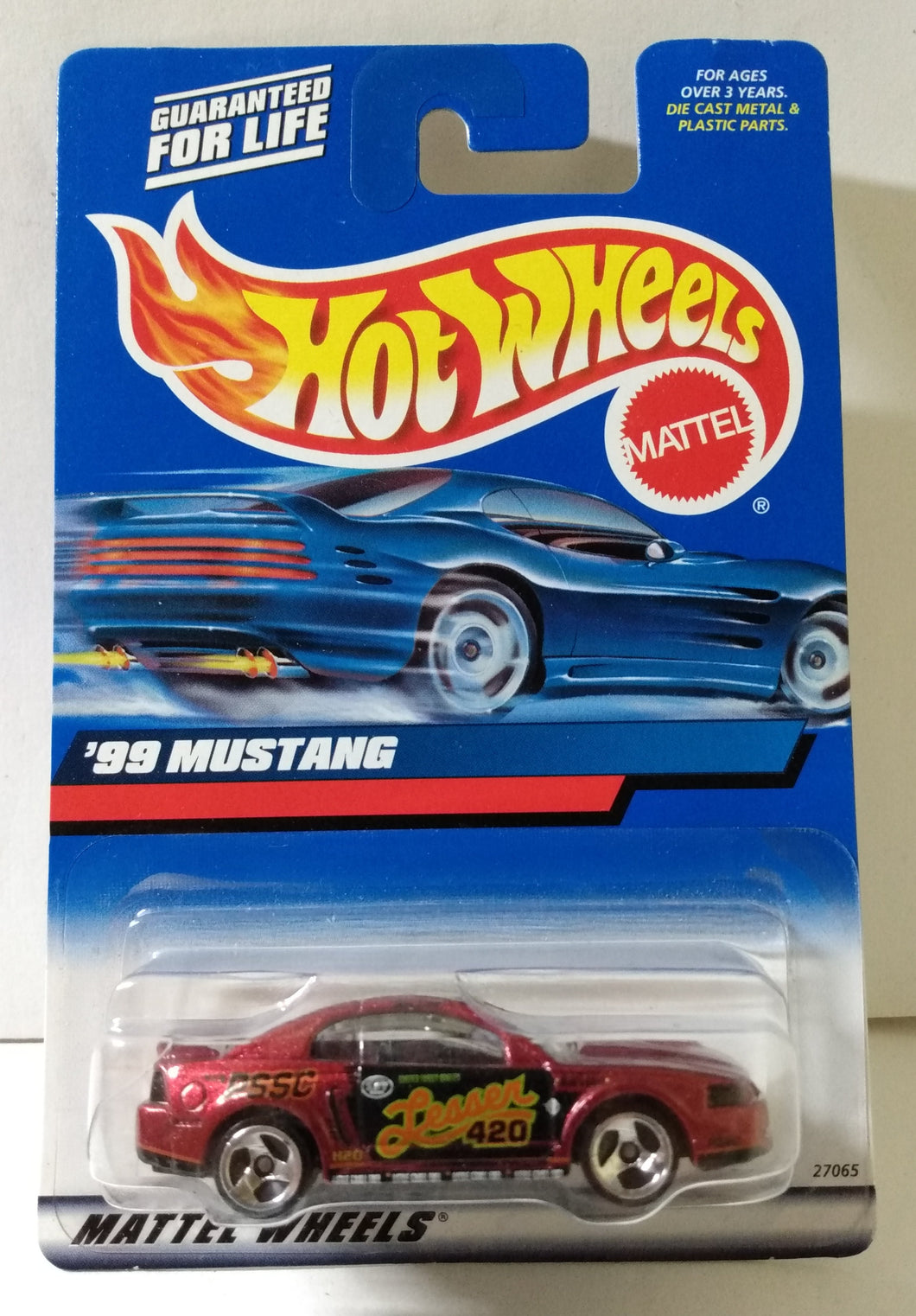 Hot Wheels 2000 Collector #098 '99 Mustang Ford Sports Car sp3 - TulipStuff