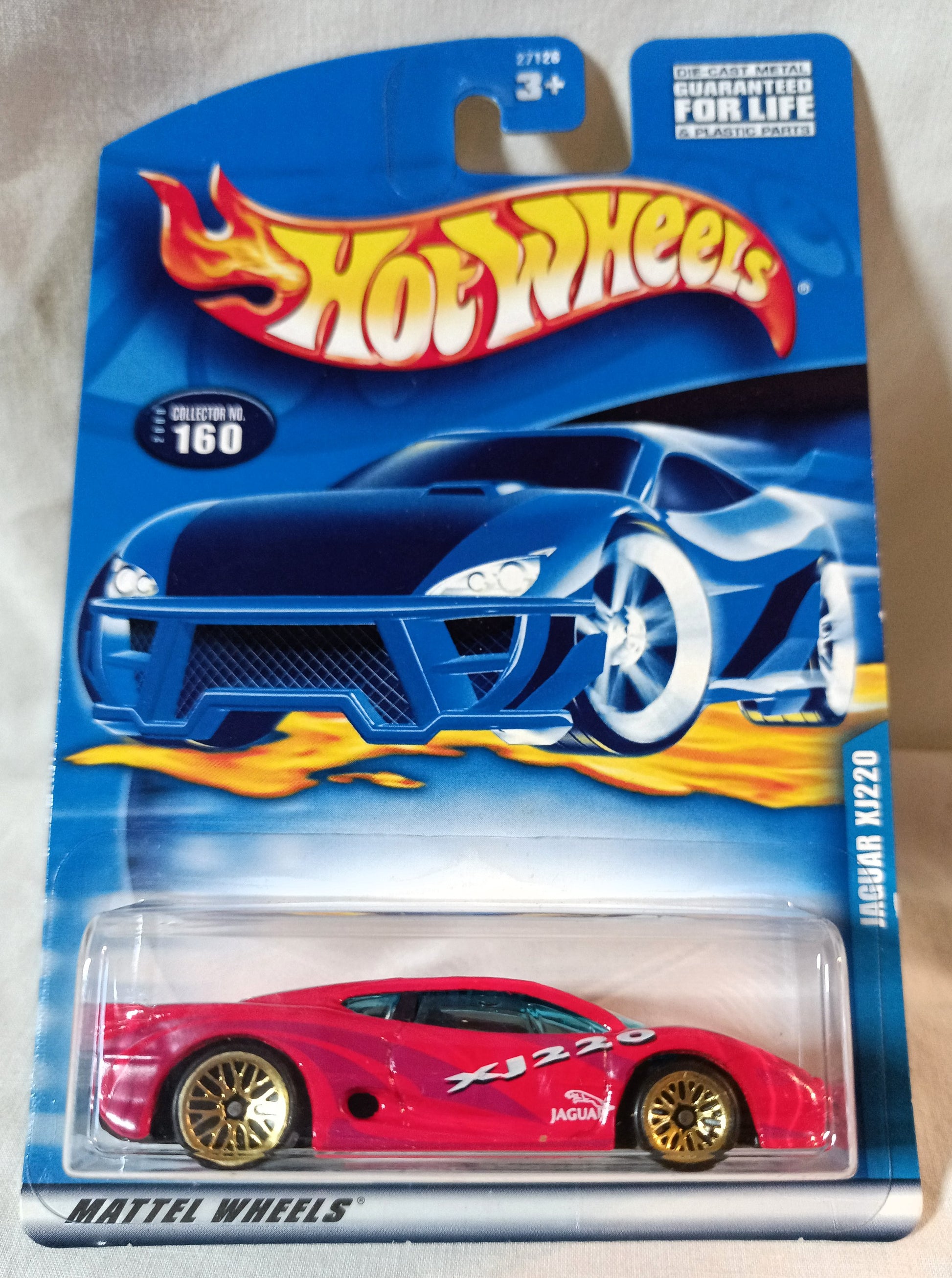 Hot Wheels 2000 Collector #160 Jaguar XJ220 British Supercar Red - TulipStuff