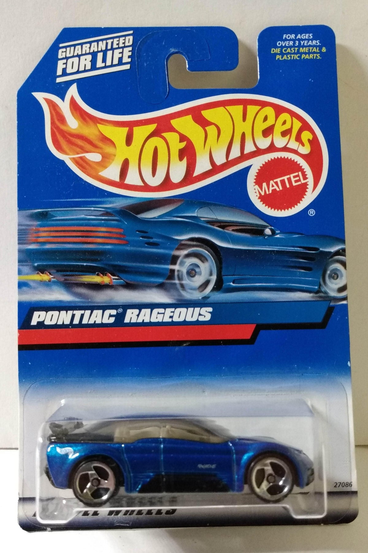 Hot Wheels 2000 Collector #119 Pontiac Rageous Concept Car sp3 – TulipStuff