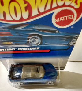 Hot Wheels 2000 Collector #119 Pontiac Rageous Concept Car sp3 - TulipStuff