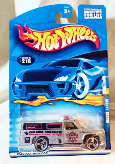 Hot Wheels 2000 Collector #218 Rescue Ranger Bomb Squad Truck - TulipStuff
