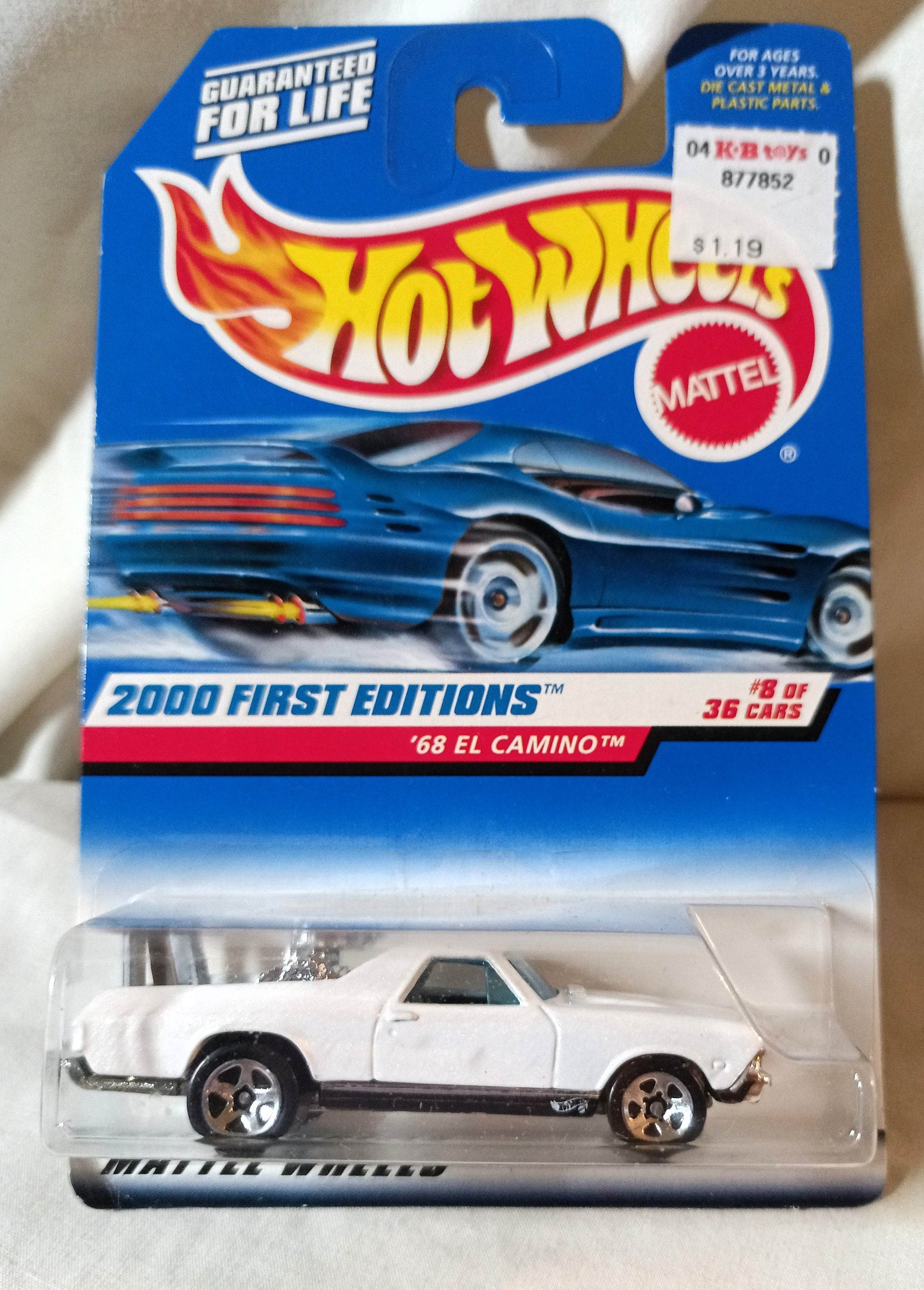 Hot Wheels 2000 First Editions '68 El Camino Chevy Pickup Truck #068 - TulipStuff