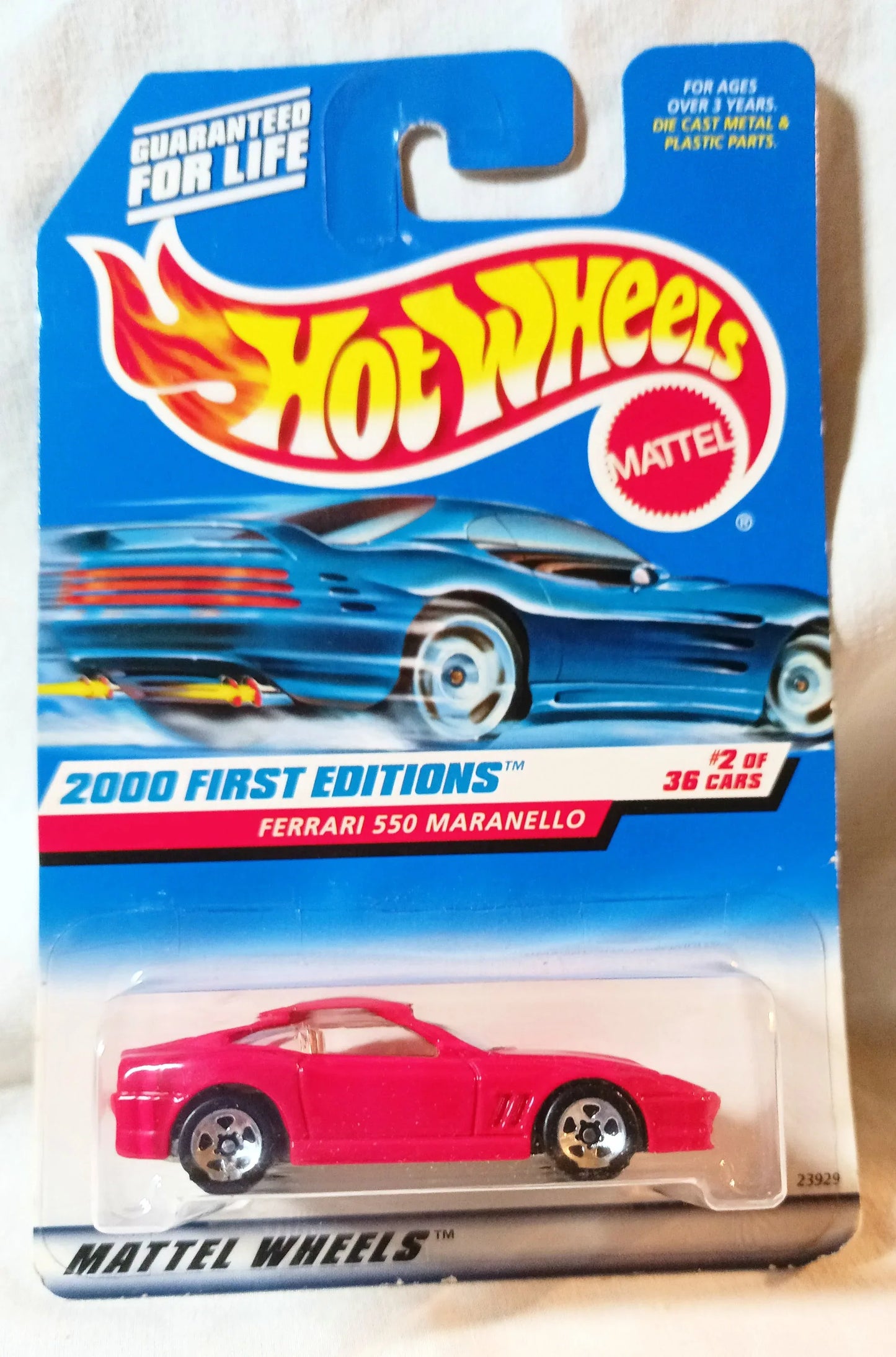 Hot Wheels 2000 First Editions Ferrari 550 Maranello Collector #062 - TulipStuff