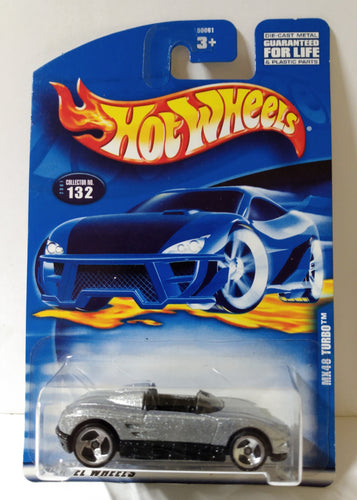 Hot Wheels 2001 Collector #132 MX48 Turbo Convertible Sports Car - Turbo