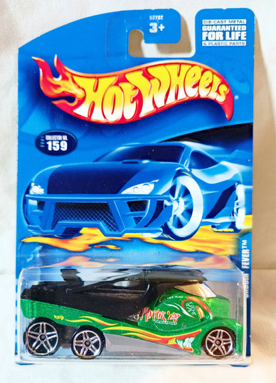 Hot Wheels 2001 Collector #159 Cabbin' Fever Ramp Truck Green - TulipStuff